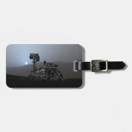 Sunset on Mars Curiosity Rover Bagagelabel