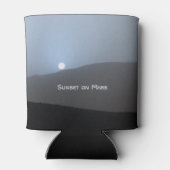 Sunset on Mars Curiosity Rover Blikjeskoeler (Achterkant)