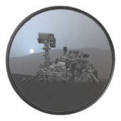 Sunset on Mars Curiosity Rover Hockey Puck (Voorkant)