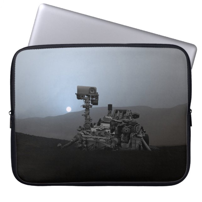 Sunset on Mars Curiosity Rover Laptop Sleeve (Voorkant)