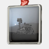 Sunset on Mars Curiosity Rover Metalen Ornament (Links)
