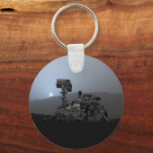 Sunset on Mars Curiosity Rover Sleutelhanger (Voorkant)