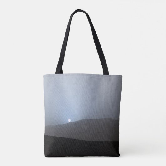 Sunset on Mars Curiosity Rover Tote Bag (Achterkant)