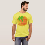 Sunset on Maui Oval T-shirt (Voorkant volledig)