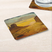 Sunset on Monument Valley, door Gary Poling Kartonnen Onderzetters (Schuin)