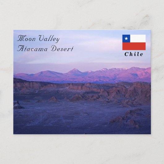 Sunset on Moon Valley - Chili Briefkaart (Voorkant)