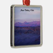 Sunset on Moon Valley - Chili Metalen Ornament (Rechts)