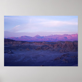 Sunset on Moon Valley - Chili Poster