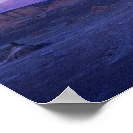 Sunset on Moon Valley - Chili Poster (Hoek)