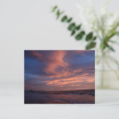 Sunset on Morro Strand Briefkaart (Staand voorkant)