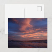 Sunset on Morro Strand Briefkaart (Voorkant / Achterkant)