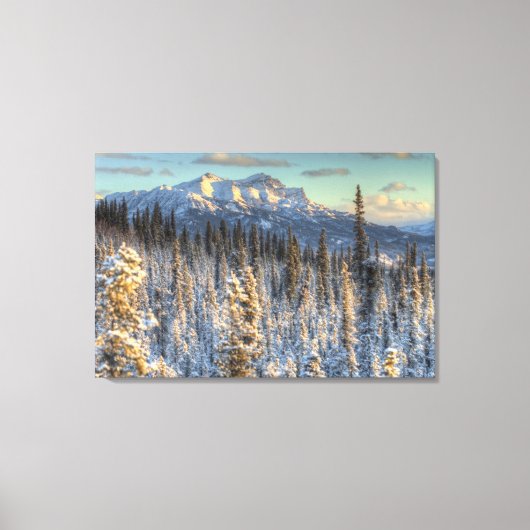 Sunset on Mount Fellows Canvas Afdruk (Voorkant)