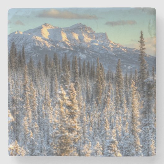 Sunset on Mount Fellows Stenen Onderzetter (Voorkant)