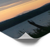 Sunset on Mount Kathadin, Maine Poster (Hoek)
