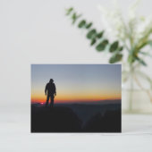 Sunset on Mt Whitney - John Muir Trail Briefkaart (Staand voorkant)