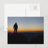 Sunset on Mt Whitney - John Muir Trail Briefkaart (Voorkant / Achterkant)