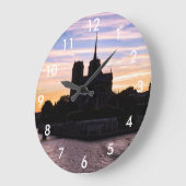 Sunset on Notre Dame de Paris - Parijs, Frankrijk Grote Klok (Hoek)