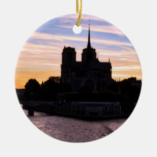 Sunset on Notre Dame de Paris - Parijs, Frankrijk Keramisch Ornament