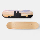 Sunset on Notre Dame de Paris - Parijs, Frankrijk Persoonlijk Skateboard (Horizontaal)