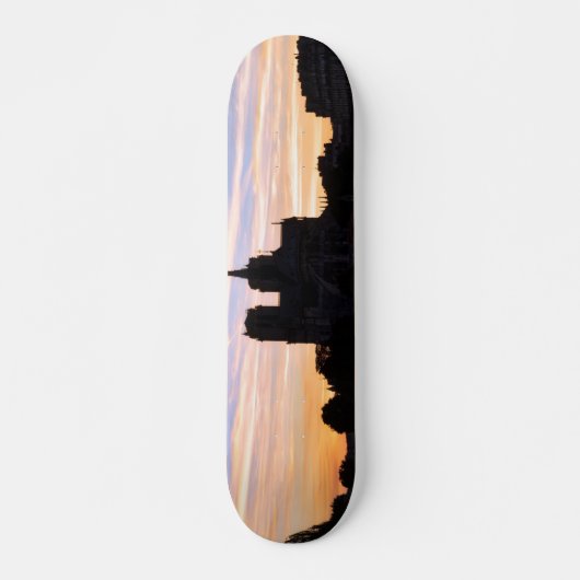 Sunset on Notre Dame de Paris - Parijs, Frankrijk Persoonlijk Skateboard (Voorkant)