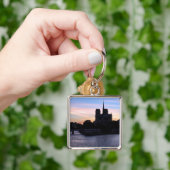 Sunset on Notre Dame de Paris - Parijs, Frankrijk Sleutelhanger (Hand)