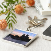 Sunset on Notre Dame de Paris - Parijs, Frankrijk Sleutelhanger (Zijkant)