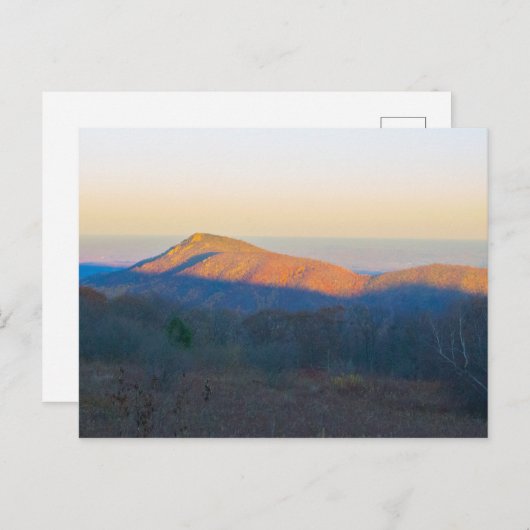 Sunset on Old Rag Mountain, Shenandoah NP, VA Briefkaart (Voorkant / Achterkant)
