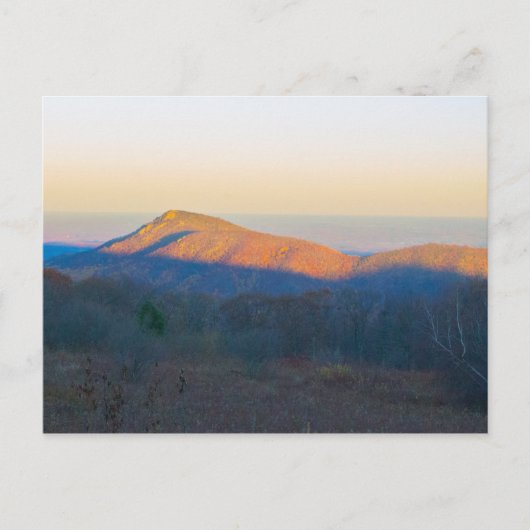 Sunset on Old Rag Mountain, Shenandoah NP, VA Briefkaart (Voorkant)