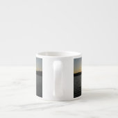 Sunset on Onota Lake: Horizontaal Espresso Kop (Achterkant)