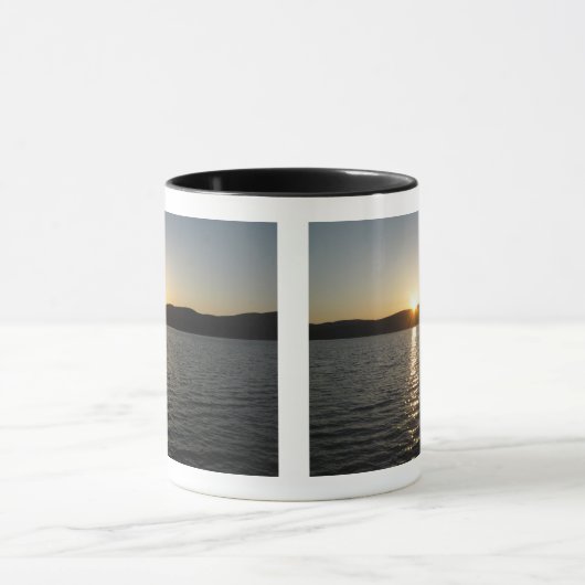 Sunset on Onota Lake: Horizontaal Mok (Midden)