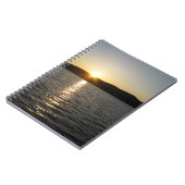 Sunset on Onota Lake: Horizontaal Notitieboek (Linkerzijde)