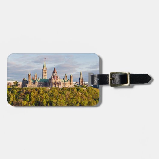 Sunset on Parliament Hill - Ottawa Bagagelabel (Voorkant horizontaal)