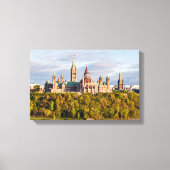 Sunset on Parliament Hill - Ottawa Canvas Afdruk (Voorkant)