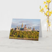 Sunset on Parliament Hill - Ottawa Kaart (Gele Bloem)