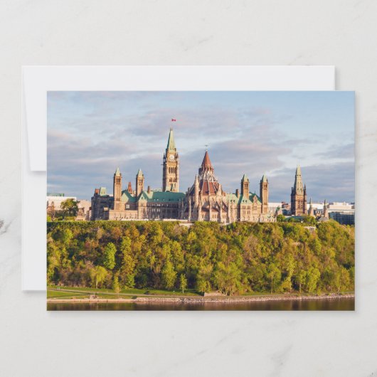 Sunset on Parliament Hill - Ottawa Kaart (Voorkant)