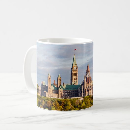 Sunset on Parliament Hill - Ottawa Koffiemok (Voorkant links)
