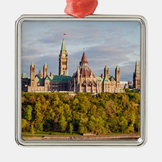 Sunset on Parliament Hill - Ottawa Metalen Ornament (Voorkant)