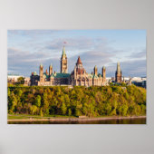 Sunset on Parliament Hill - Ottawa Poster (Voorkant)