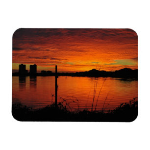 Sunset on Pensacola Beach Magneet