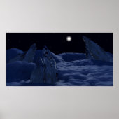 Sunset on Pluto Poster (Voorkant)