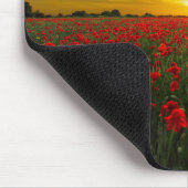 Sunset on Poppyfield - HAMbyWhiteGlove Muismat (Hoek)