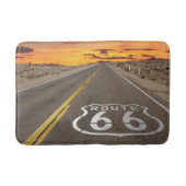 Sunset on Route 66 Bathmat Badmat (Voorkant)