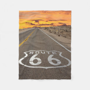 Sunset on Route 66 Fleece