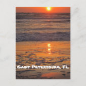 Sunset on Saint Pete Beach Briefkaart (Voorkant)