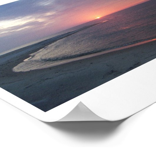 Sunset on Sand Island Poster (Hoek)