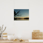 Sunset on Sawbill Lake Poster (Keuken)