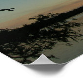 Sunset on Sawbill Lake Poster (Hoek)