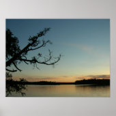 Sunset on Sawbill Lake Poster (Voorkant)