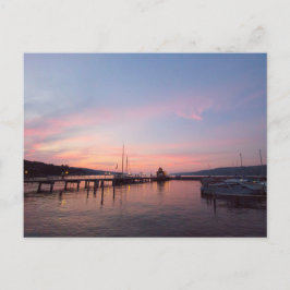 Sunset on Seneca Lake, New York Briefkaart