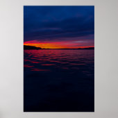 Sunset on Seneca Lake, Ohio Poster (Voorkant)